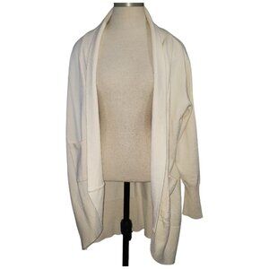 CT1664 Ladies Ivory Open Cardigan with Pockets XXL